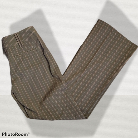 BCX dress slacks, brown/pin stripes, size 5 - Picture 6 of 7